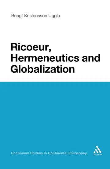 Cover of Ricoeur, Hermeneutics, and Globalization