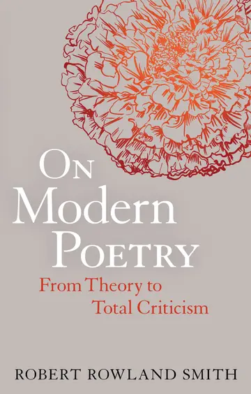 Cover of On Modern Poetry