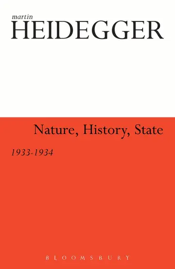 Cover of Nature, History, State