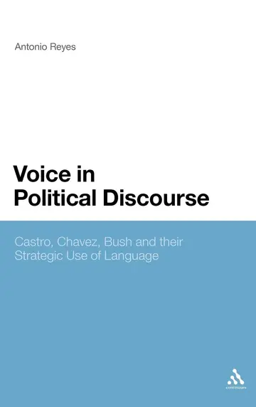 Cover of Voice in Political Discourse