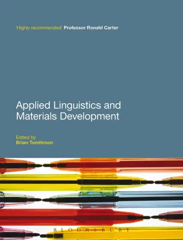 Cover of Applied Linguistics and Materials Development