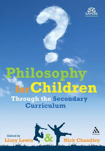 Cover of Philosophy for Children