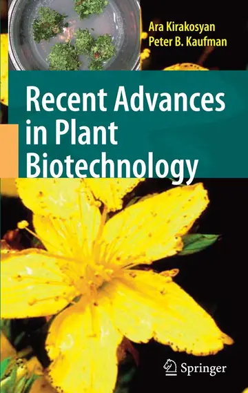 Cover of Recent Advances in Plant Biotechnology