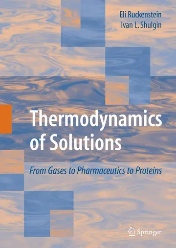 Cover of Thermodynamics of Solutions