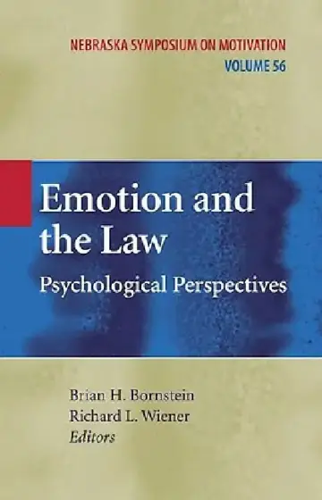 Cover of Emotion and the Law