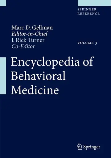 Cover of Encyclopedia of Behavioral Medicine