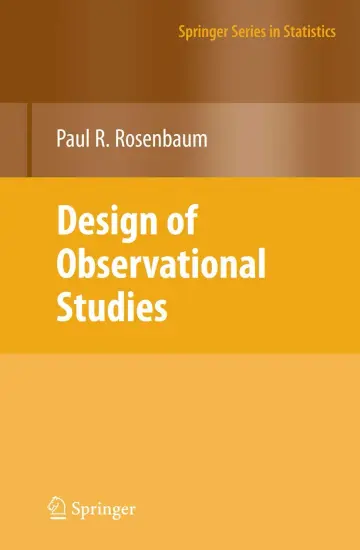 Cover of Design of Observational Studies