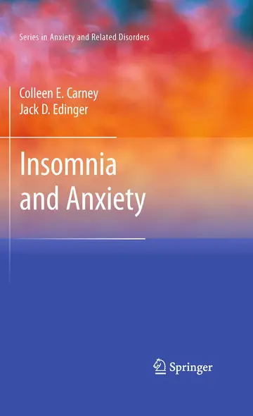 Cover of Insomnia and Anxiety
