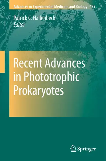 Cover of Recent Advances in Phototrophic Prokaryotes