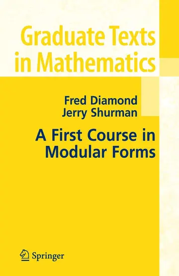Cover of A First Course in Modular Forms
