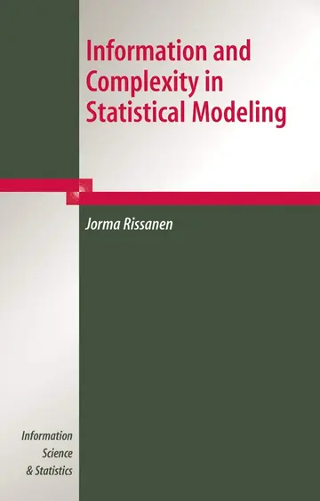 Cover of Information and Complexity in Statistical Modeling
