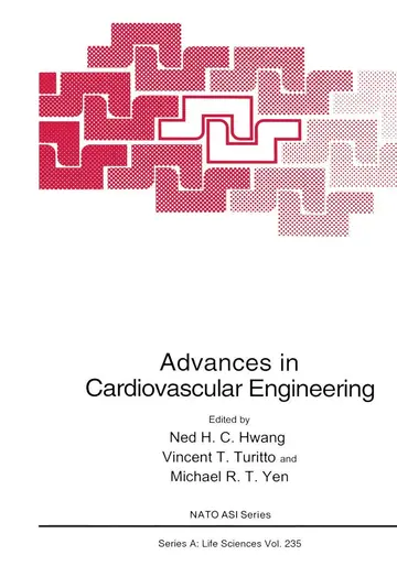 Cover of Advances in Cardiovascular Engineering