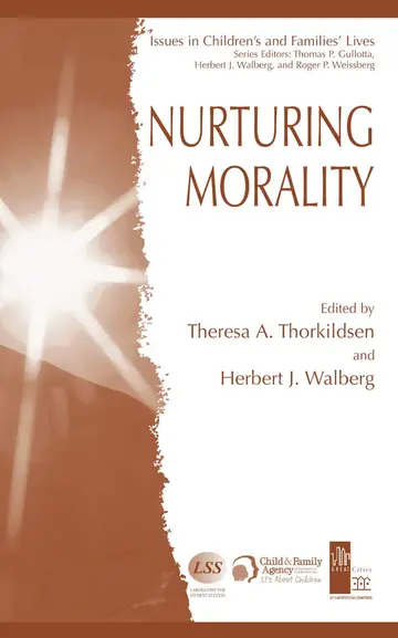 Cover of Nurturing Morality