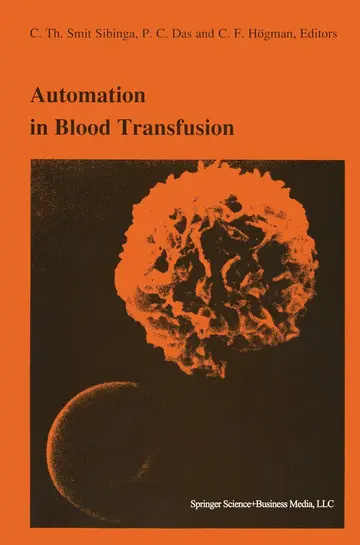 Cover of Automation in blood transfusion