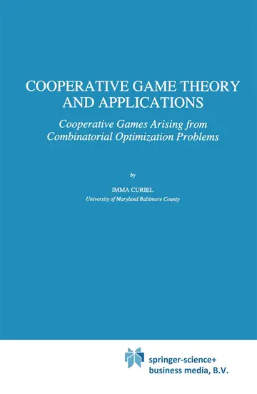 Cover of Cooperative Game Theory and Applications