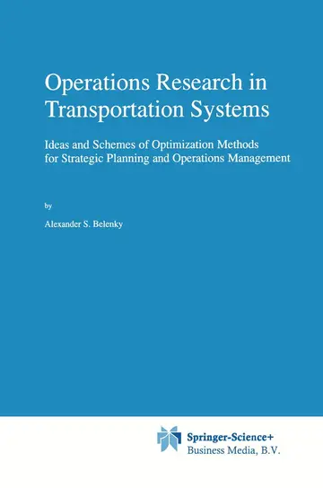 Cover of Operations Research in Transportation Systems