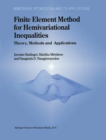 Cover of Finite Element Method for Hemivariational Inequalities