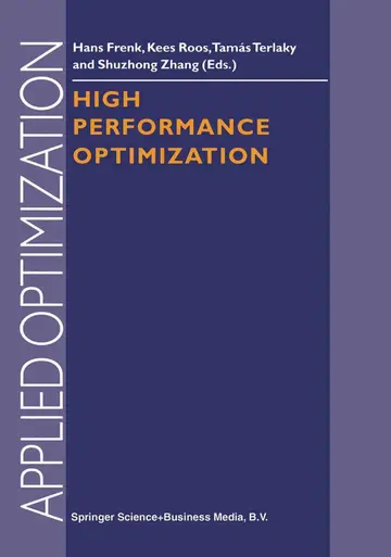 Cover of High Performance Optimization