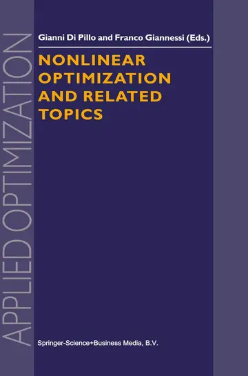 Cover of Nonlinear Optimization and Related Topics