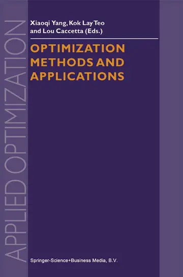 Cover of Optimization Methods and Applications