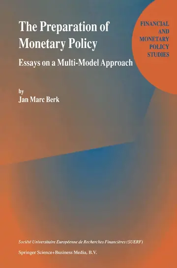Cover of The Preparation of Monetary Policy