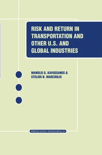 Cover of Risk and Return in Transportation and Other Us and Global Industries