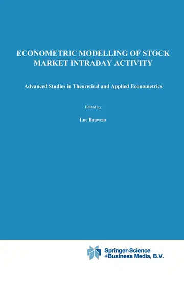 Cover of Econometric Modelling of Stock Market Intraday Activity