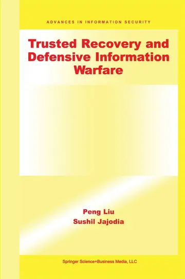 Cover of Trusted Recovery and Defensive Information Warfare