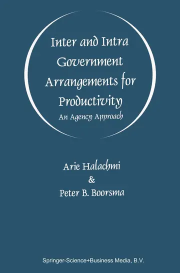 Cover of Inter and Intra Government Arrangements for Productivity
