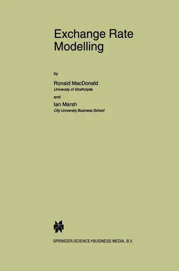 Cover of Exchange Rate Modelling