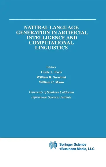 Cover of Natural Language Generation in Artificial Intelligence and Computational Linguistics