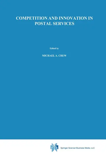 Cover of Competition and Innovation in Postal Services