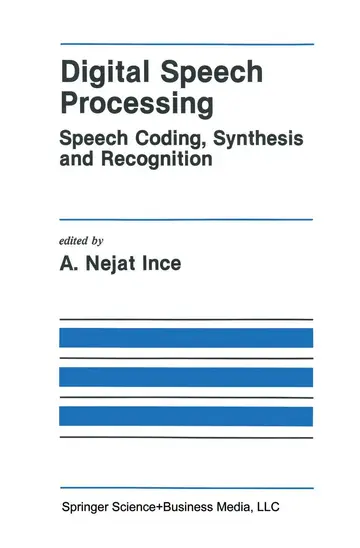 Cover of Digital Speech Processing