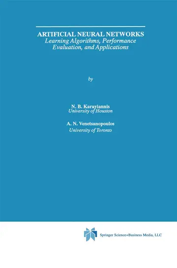 Cover of Artificial Neural Networks