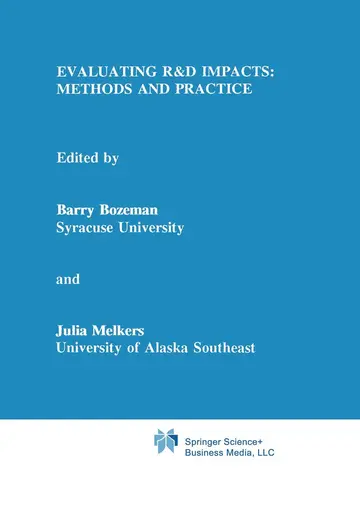 Cover of Evaluating R&D Impacts