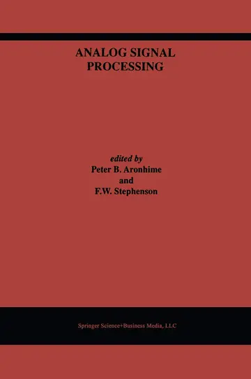 Cover of Analog Signal Processing