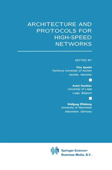 Cover of Architecture and Protocols for High-Speed Networks