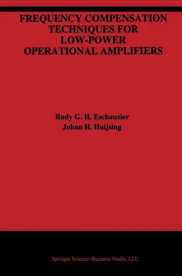 Cover of Frequency Compensation Techniques for Low-power Operational Amplifiers