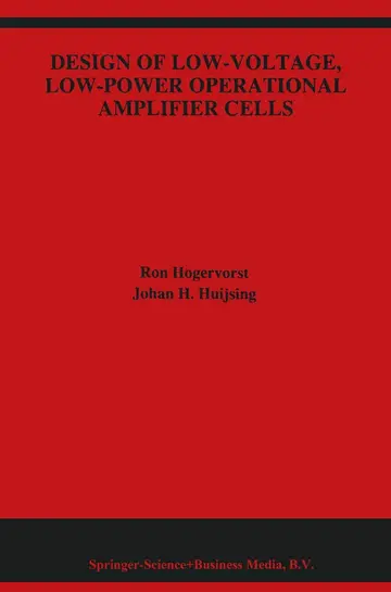 Cover of Design of Low-voltage, Low-power Operational Amplifier Cells