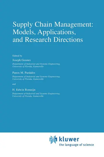 Cover of Supply Chain Management
