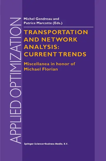 Cover of Transportation and Network Analysis