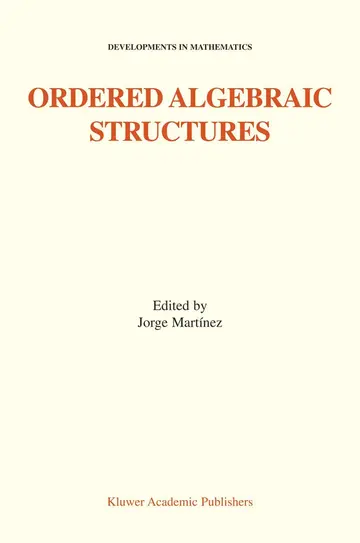 Cover of Ordered Algebraic Structures