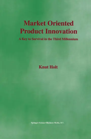 Cover of Market Oriented Product Innovation