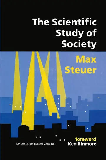 Cover of The Scientific Study of Society