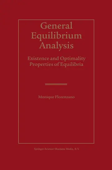 Cover of General Equilibrium Analysis