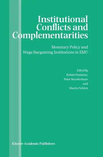 Cover of Institutional Conflicts and Complementarities