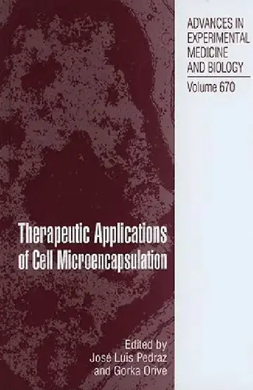 Cover of Therapeutic Applications of Cell Microencapsulation