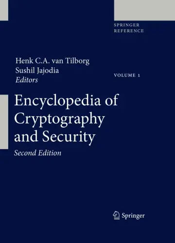 Cover of Encyclopedia of Cryptography and Security