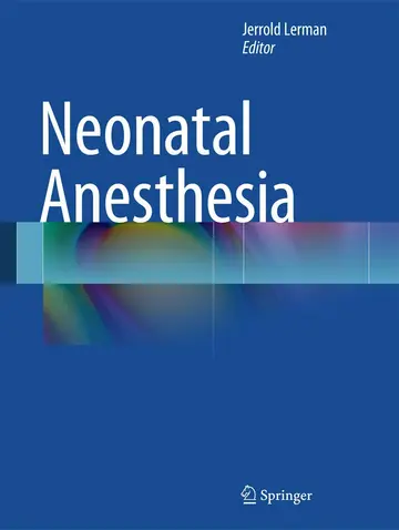 Cover of Neonatal Anesthesia