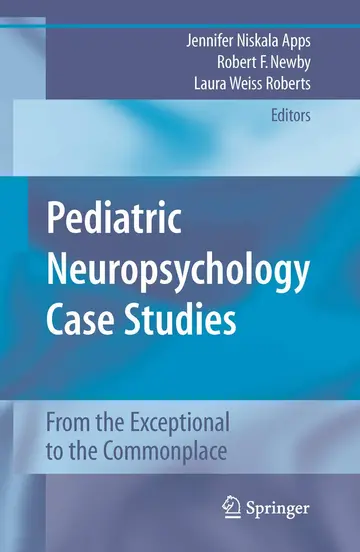 Cover of Pediatric Neuropsychology Case Studies